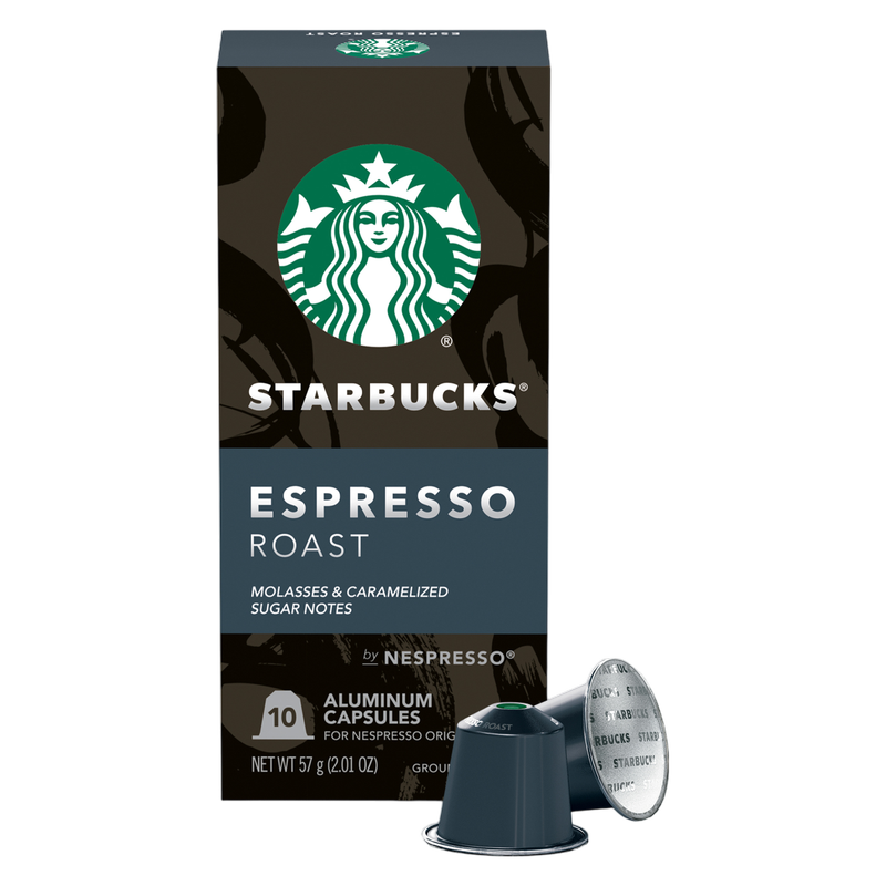 Starbucks by Nespresso Coffee Pods Espresso Roast 2oz 10ct