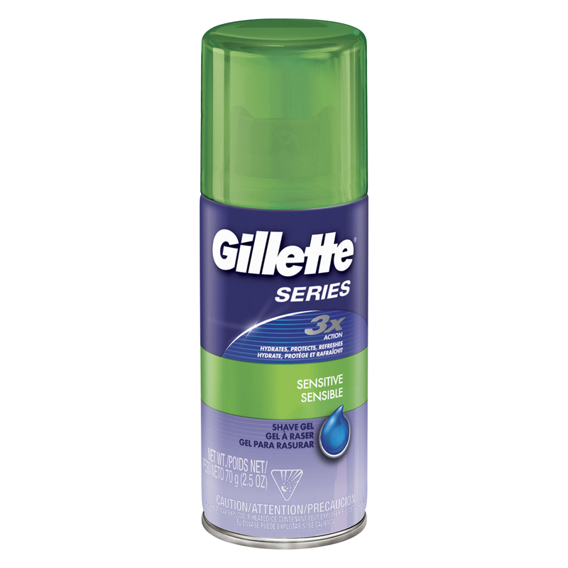 Gillette TGS Series Sensitive Shave Gel 2.5oz