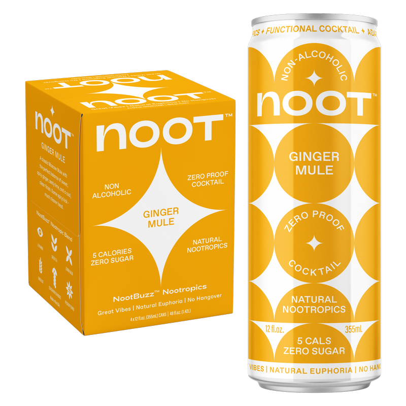 Noot Negroni Spritz Non-Alcoholic Cocktail 4pk 12oz Can - Noot