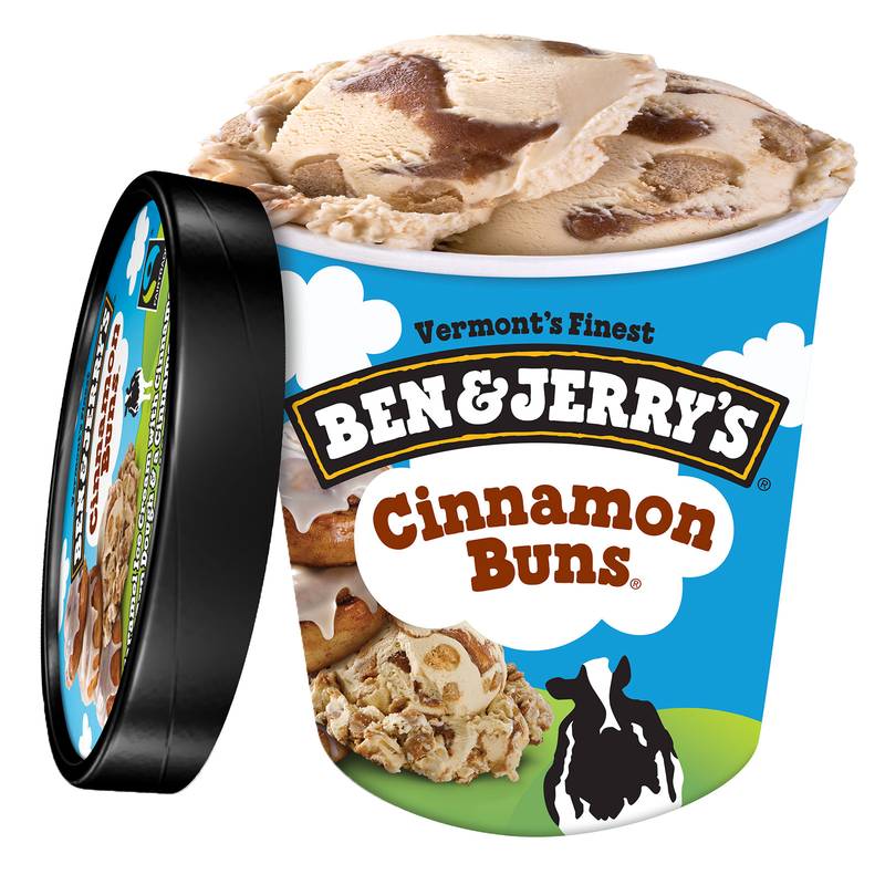 Ben & Jerry's Cinnamon Buns Ice Cream 16oz