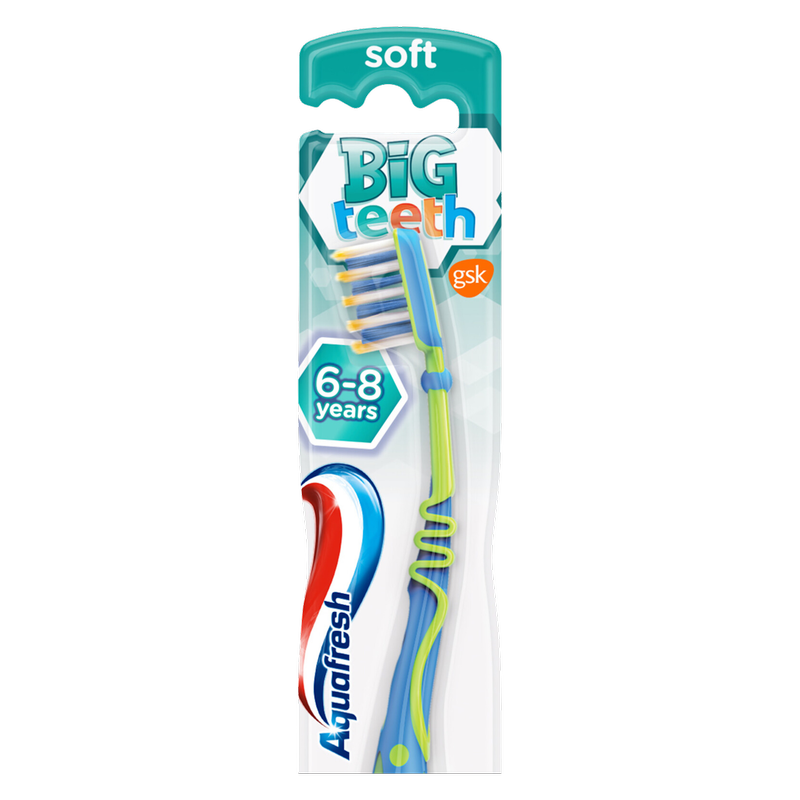 Aquafresh Big Teeth Toothbrush 6-8 Yrs, 1pcs