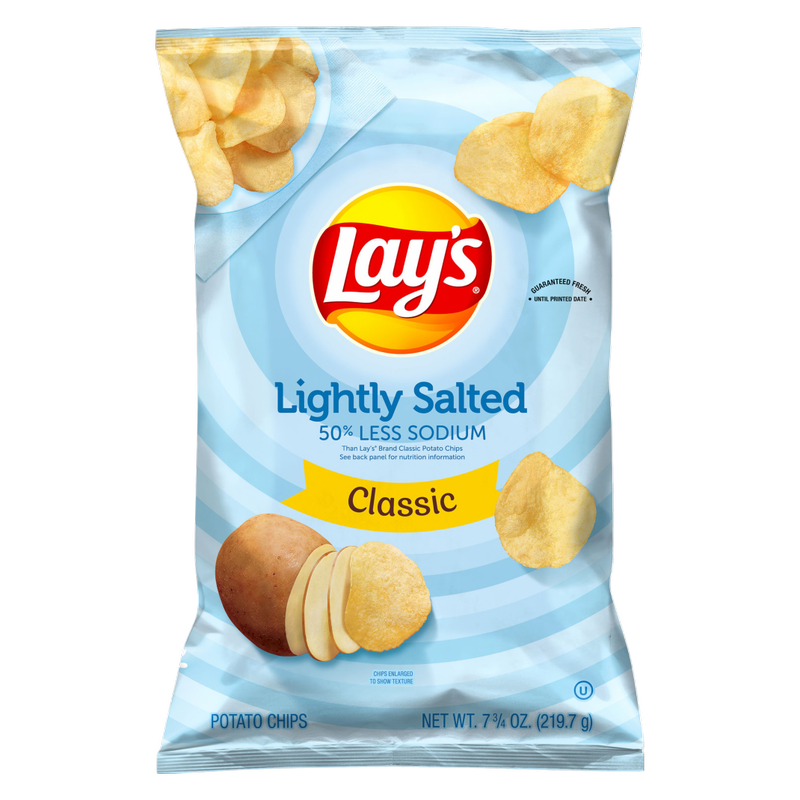 Lay's Lightly Salted Classic Potato Chips 7.75oz