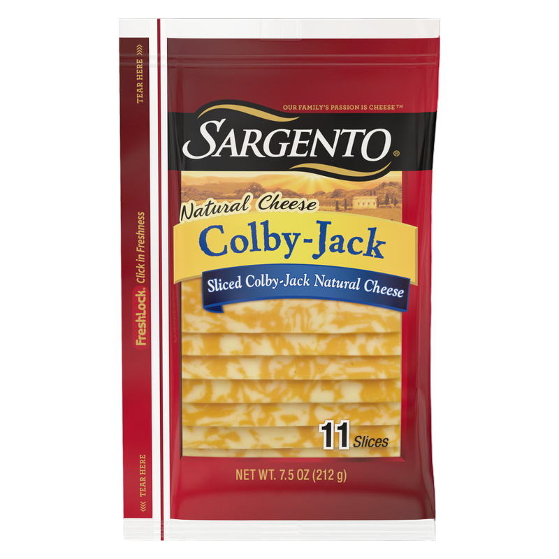 Sargento Natural Colby-Jack Sliced Cheese - 11 slices/7.5oz