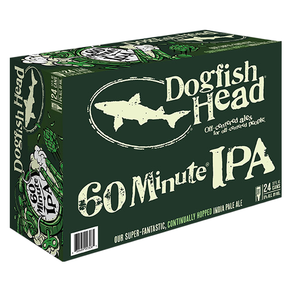 Dogfish Head Beer 60 Minute IPA (12 fl. oz. Can, 24pk.)
