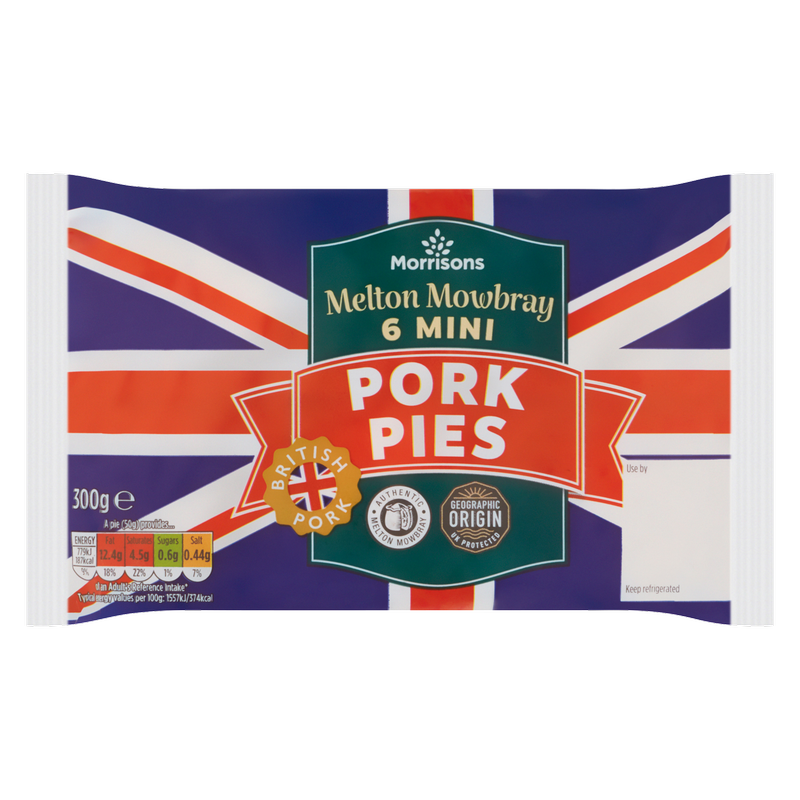 Morrisons Melton Mowbray Mini Pork Pies, 300g