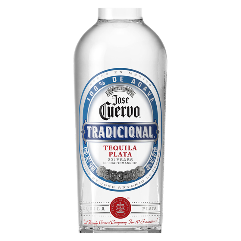 Jose Cuervo Tradicional Plata Tequila 50ml (80 Proof)