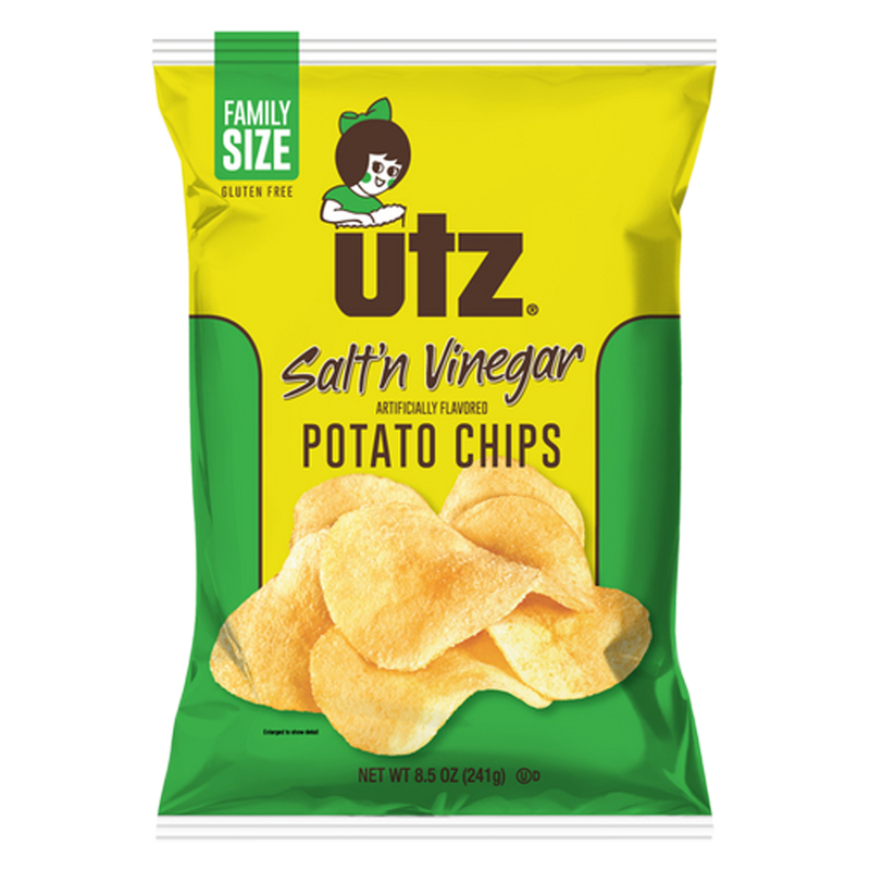 Utz Potato Chips Salt & Vinegar 8.5oz