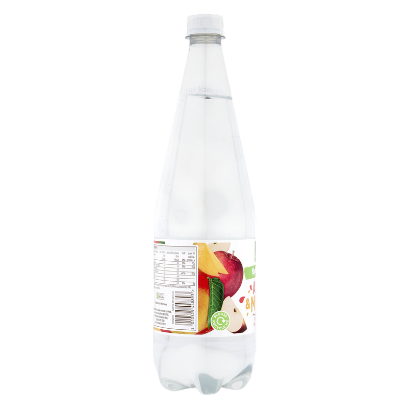 Morrisons Sparkling Water Apple & Mango No Added Sugar, 1L