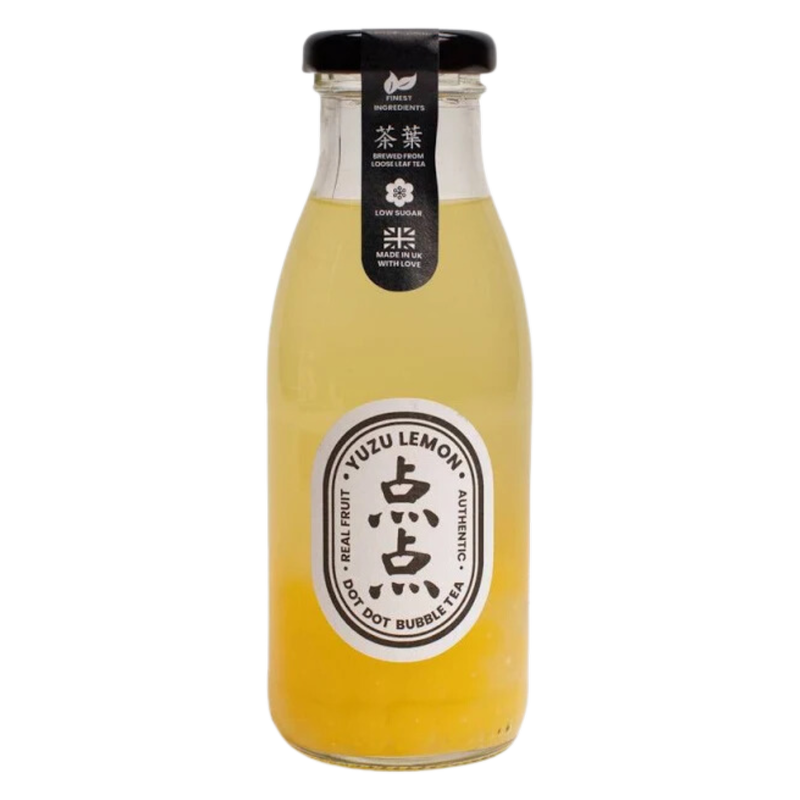Dot Dot Yuzu Lemon Bubble Tea, 250ml