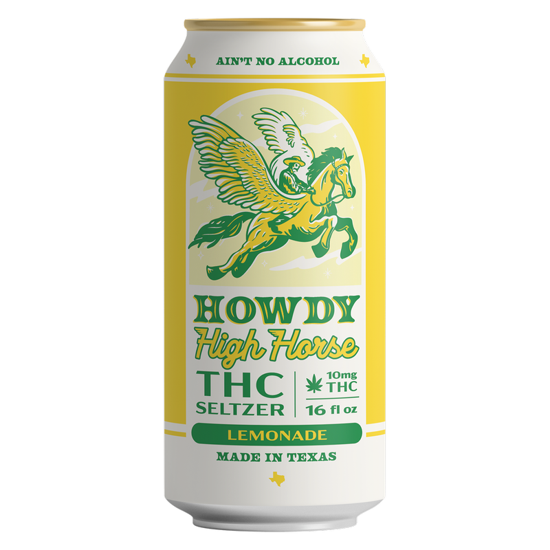 Howdy High Horse 10mg THC Lemonade 4pk 16oz Can