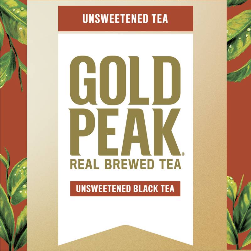 Gold Peak Unsweetened Black Tea Bottle, 18.5 fl oz
