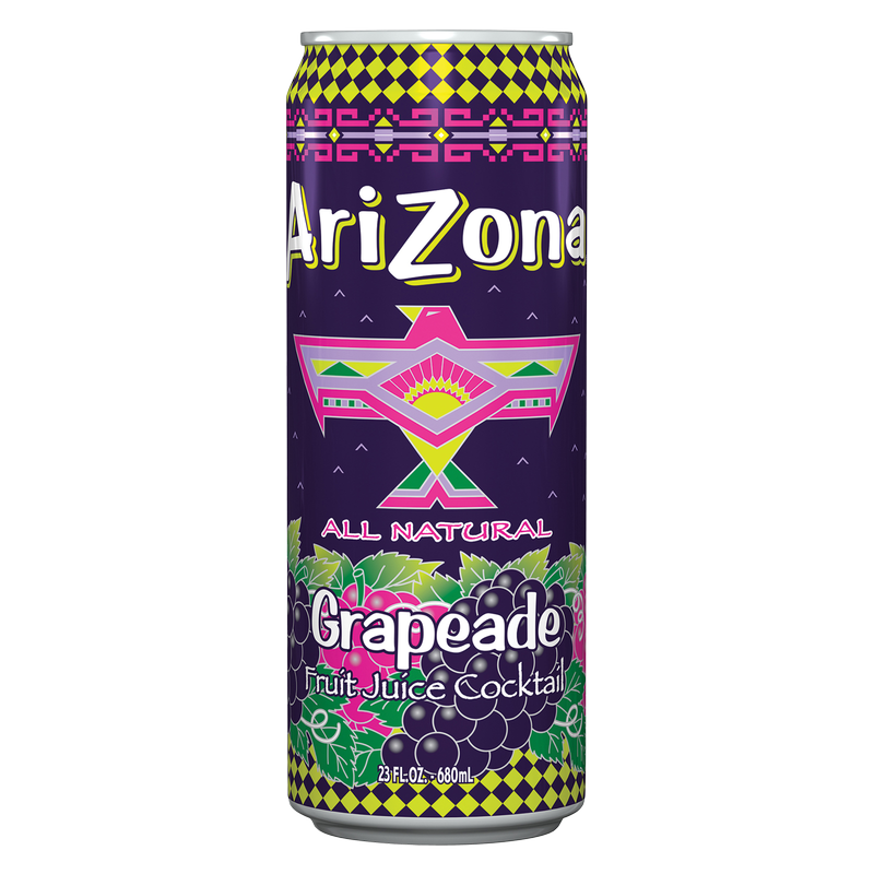 Arizona Grapeade Juice Cocktail 23oz Btl