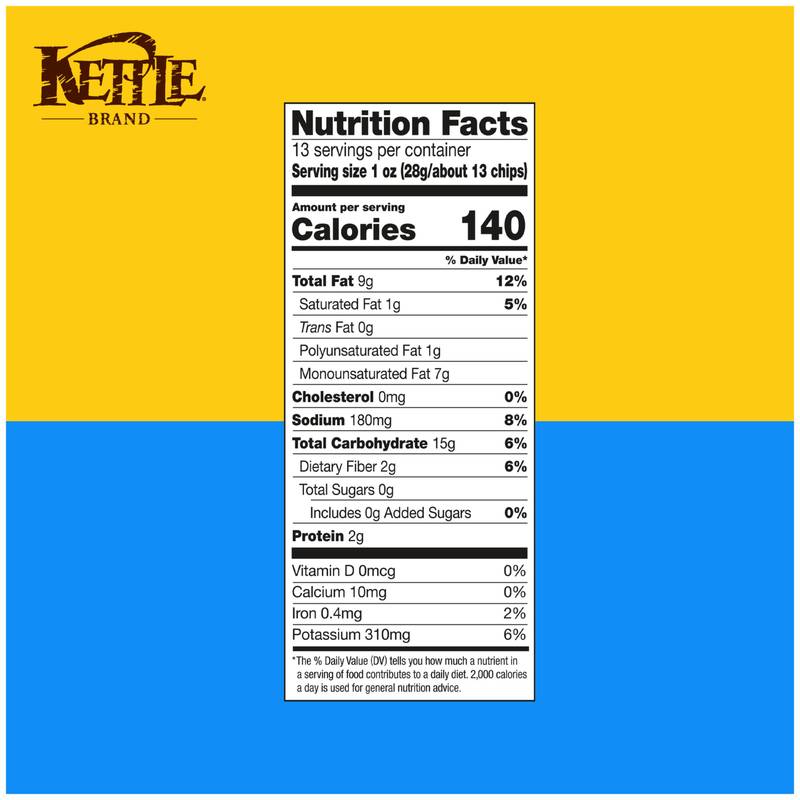 Kettle Brand Sea Salt & Vinegar Potato Chips 13oz