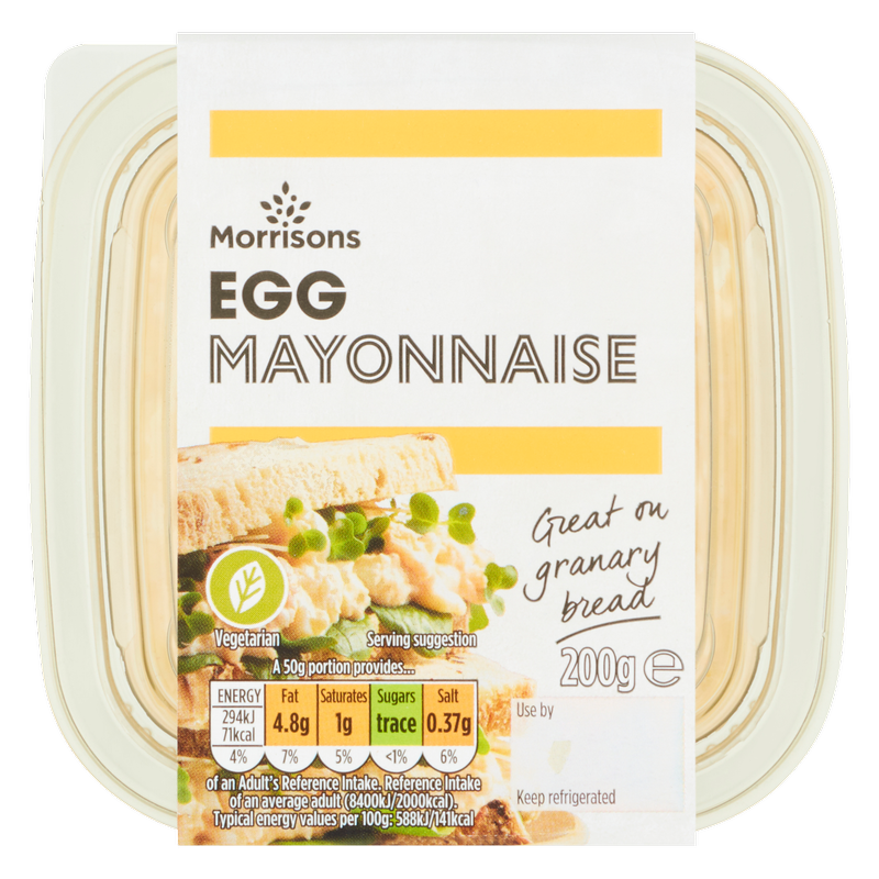 Morrisons Egg Mayonnaise Sandwich Filler, 200g