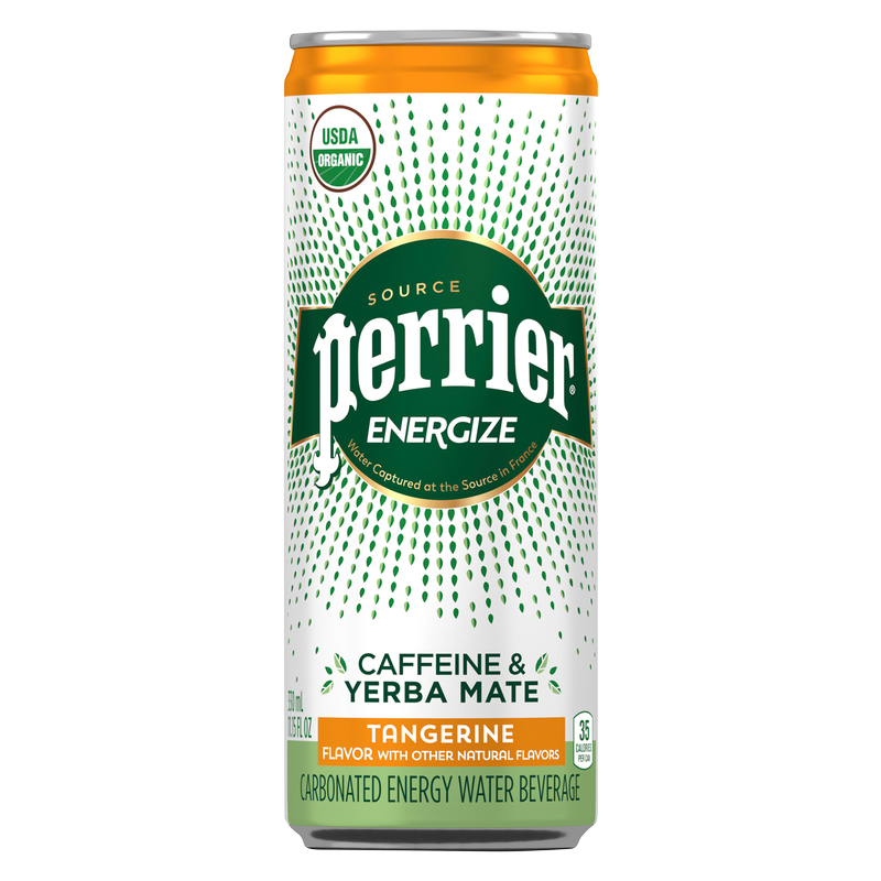 Perrier Energize Tangerine 11.15oz Can