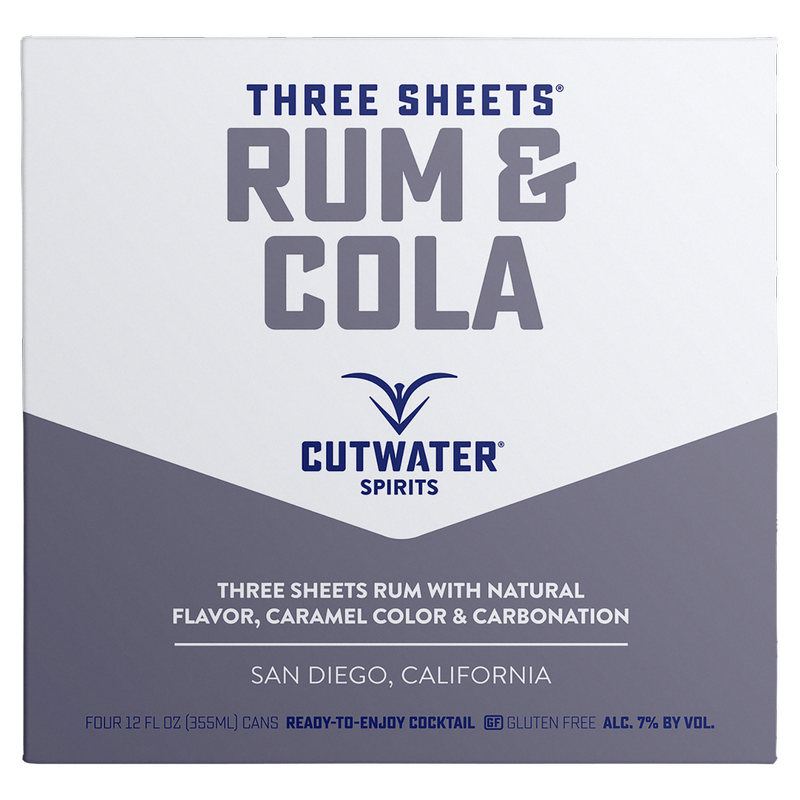 Cutwater Rum & Cola 4pk 12oz Can 7% ABV
