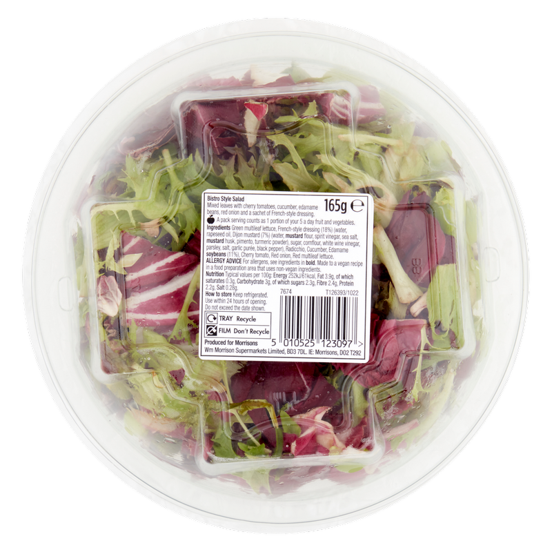 Morrisons Bistro Style Salad With French Dressing, 165g