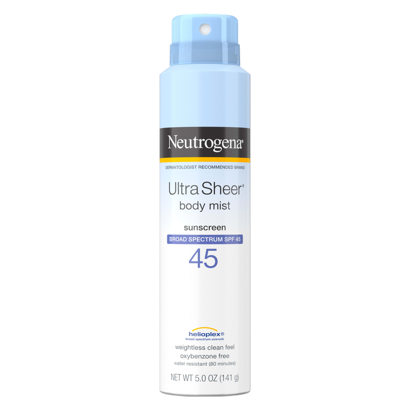 Neutrogena Ultra Sheer Lightweight Sunscreen Spray SPF 45 5oz