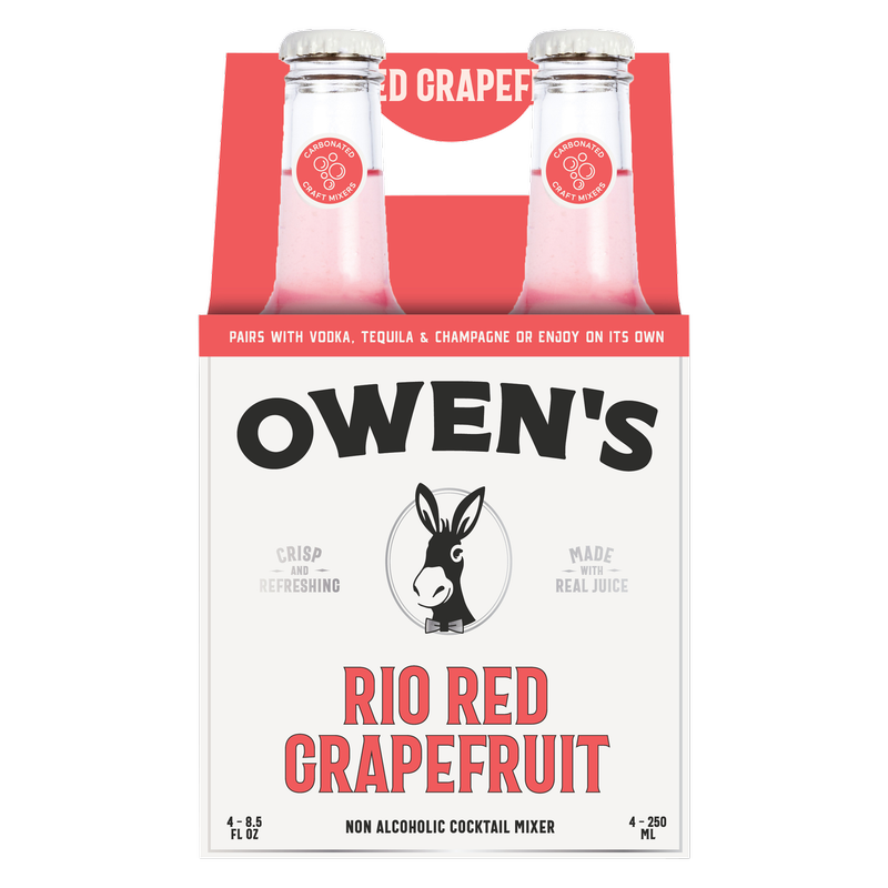 Owen's Rio Red Grapefruit 250ml 4pk Bottle
