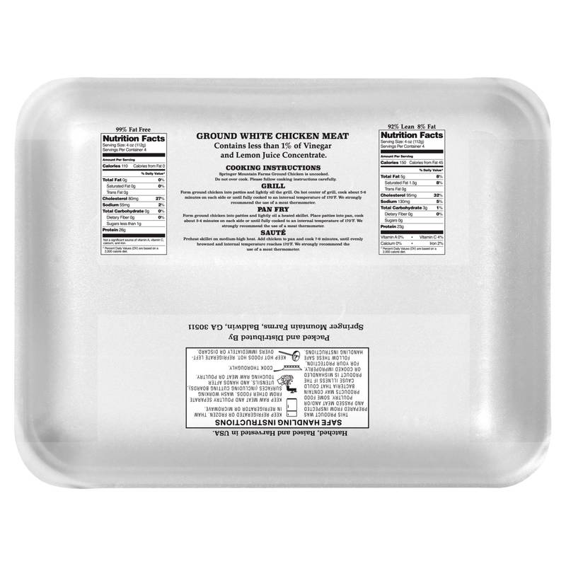 Wholesome Pantry 92% Ground Chicken - 16oz