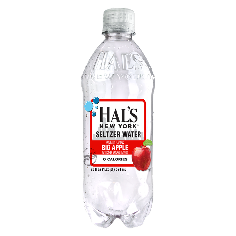 Hal's Big Apple Seltzer 20oz Btl