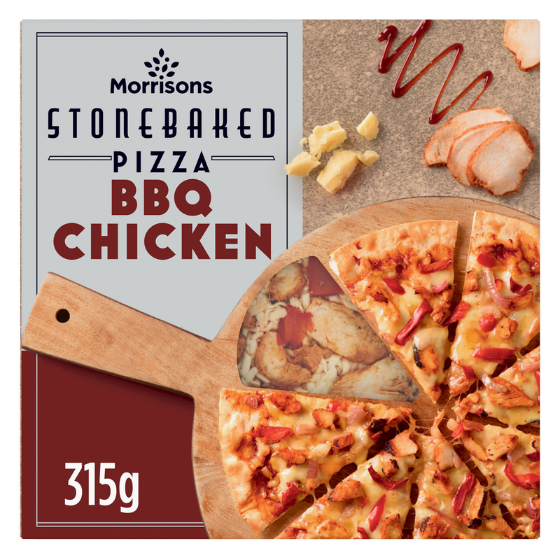 Morrisons Stonebaked Pizza BBQ Chicken, 315g