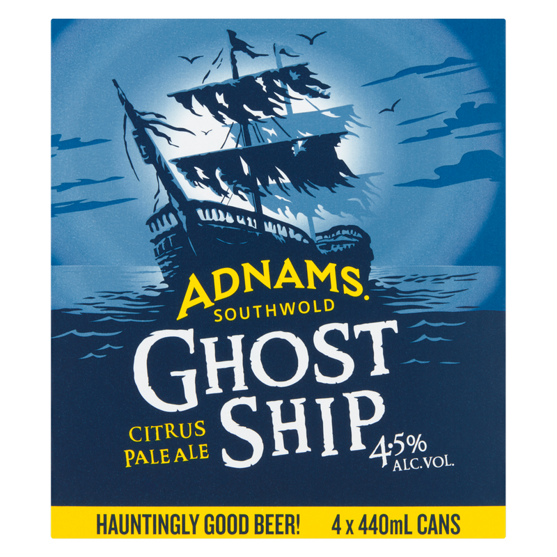 Adnams Ghost Ship Pale Ale, 4 x 440ml