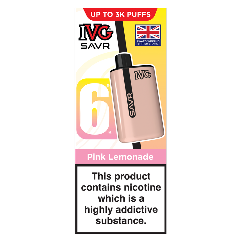 IVG SAVR 3000 Starter Kit Pink Lemonade, 1pcs