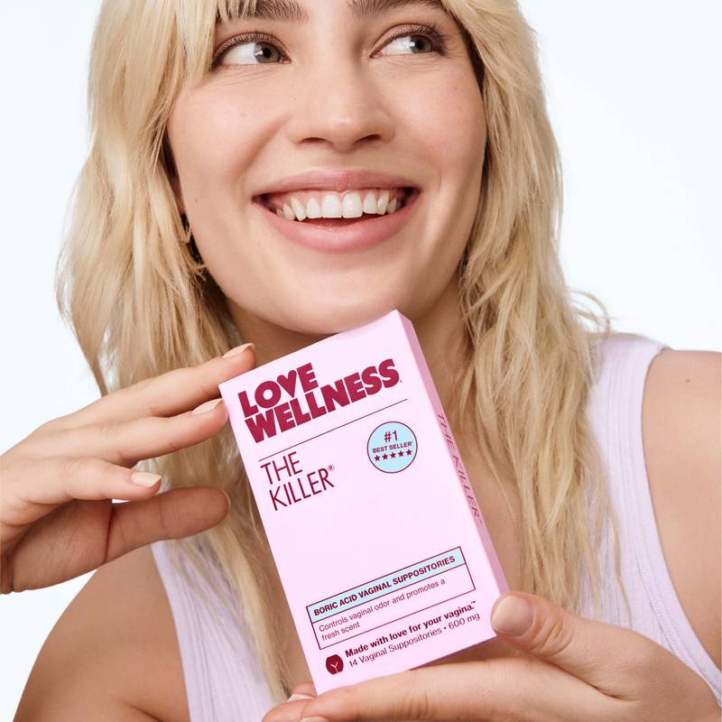Love Wellness The Killer Boric Acid Vaginal Suppositories 14ct