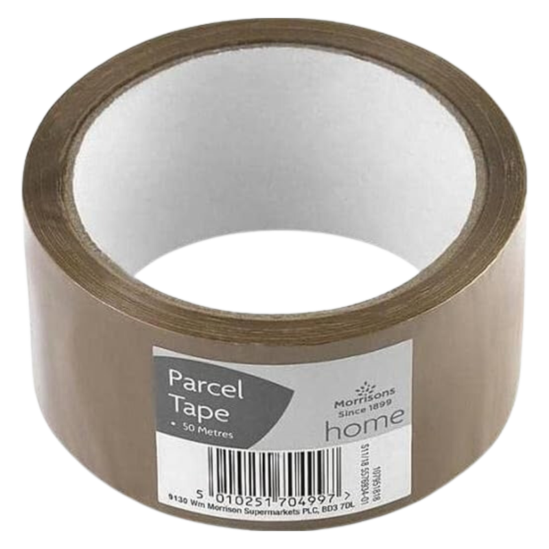 Morrisons Parcel Tape 50m, 1pcs