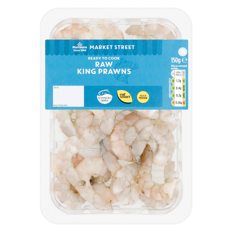 Morrisons Raw Peeled King Prawns, 150g