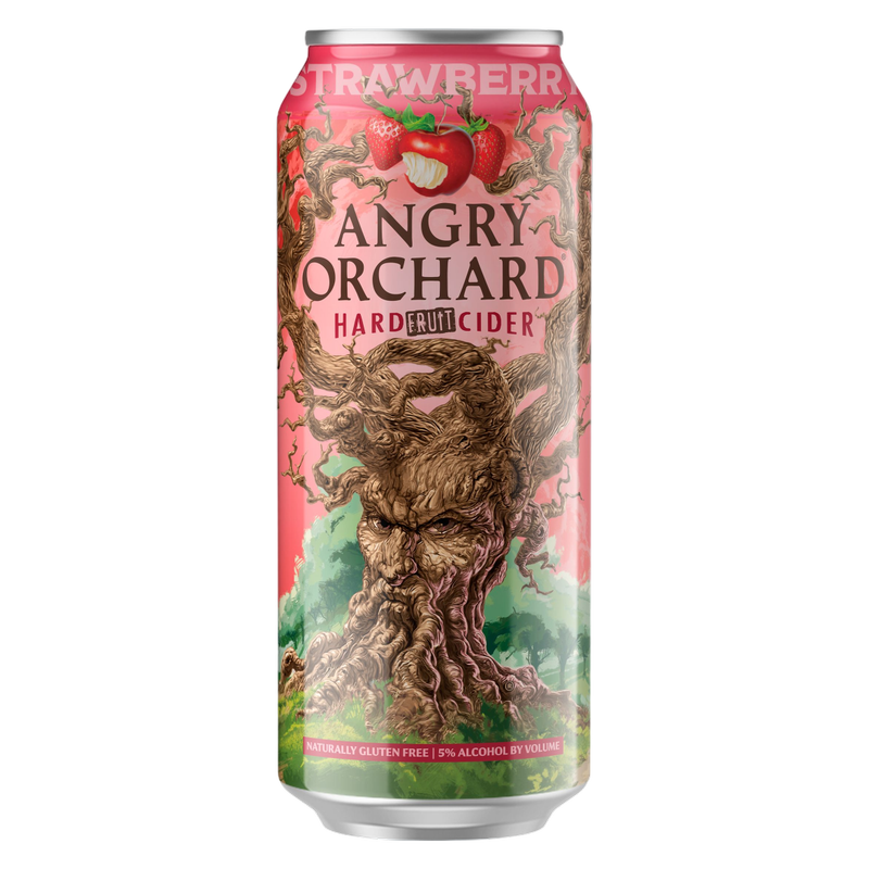 Angry Orchard Strawberry Hard Cider Single 16oz Can