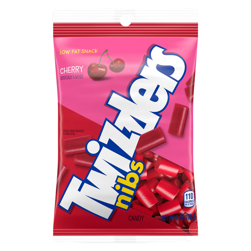 TWIZZLERS NIBS Cherry Flavored Licorice Style, 6 oz