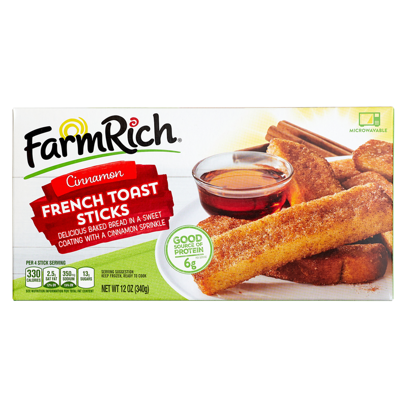 Farm Rich Frozen Cinnamon French Toast Sticks 12oz