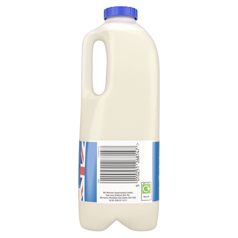 Morrisons British Whole Milk 2 Pint, 1136ml