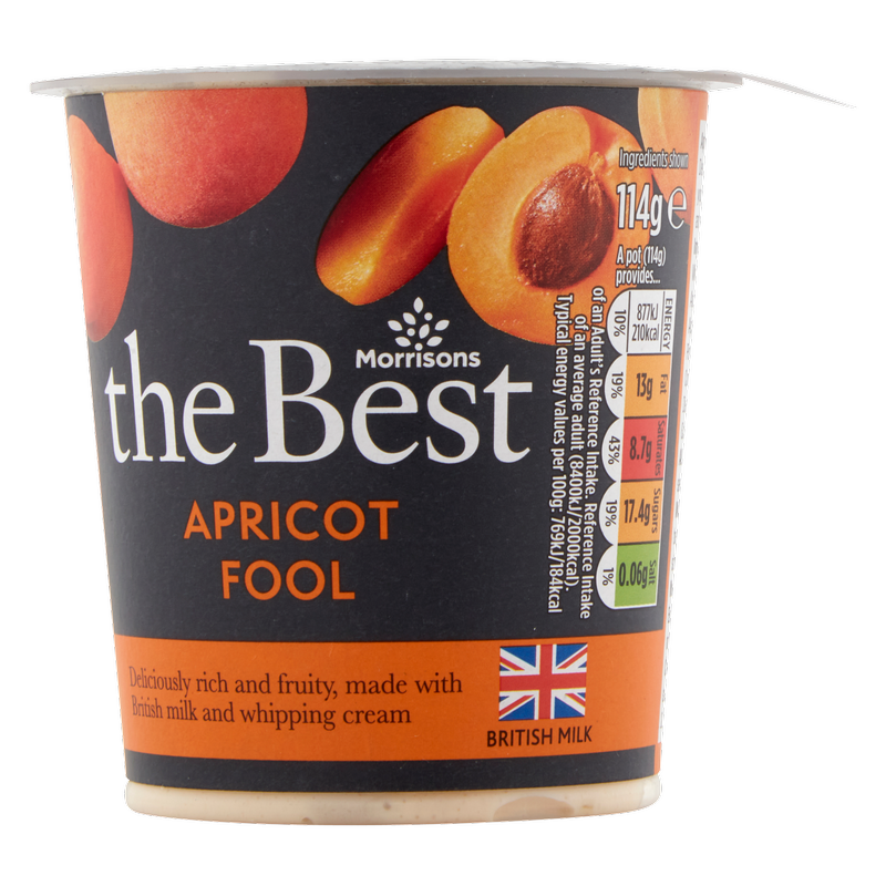 Morrisons The Best Apricot Fool, 114g