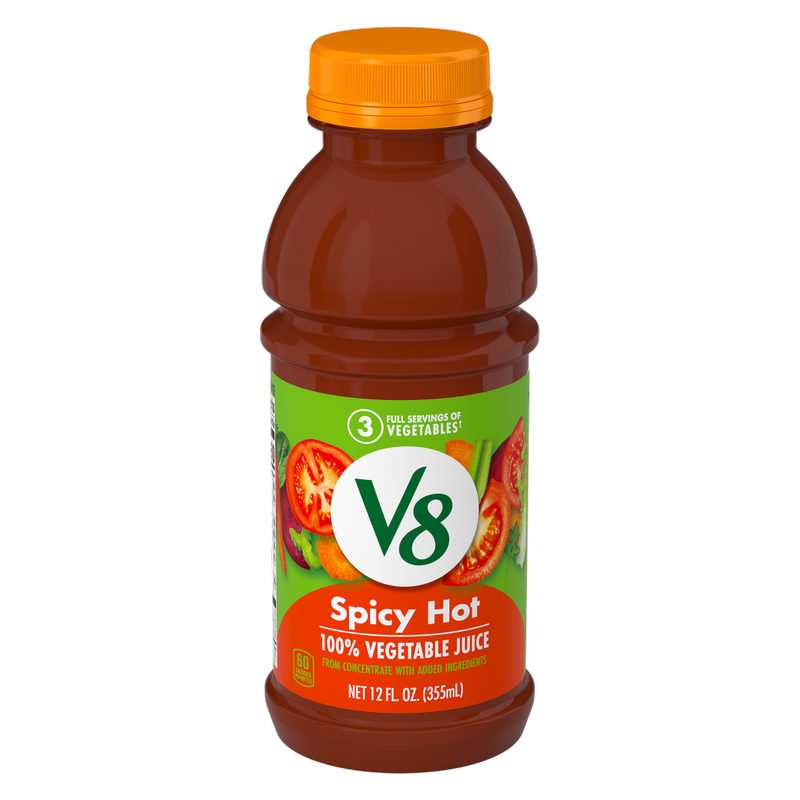 V8 Spicy Hot Tomato Juice 12oz