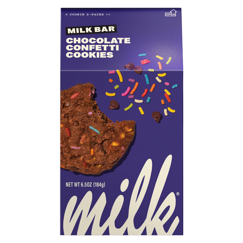 Milk Bar Chocolate Confetti Cookies 8ct