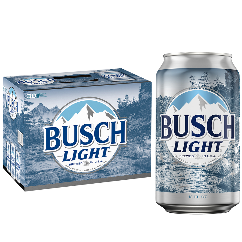 Busch Light Apple 30pk 12oz Can 4.1% ABV