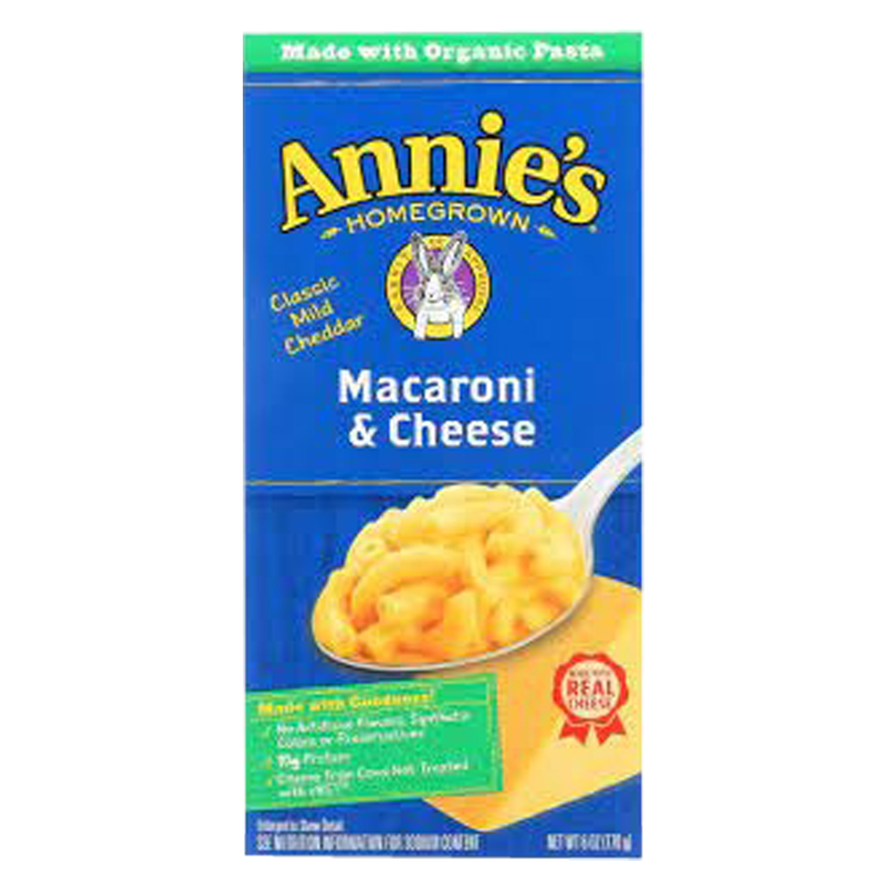 Annie's Homegrown Classic Cheddar Macaroni & Cheese 6oz