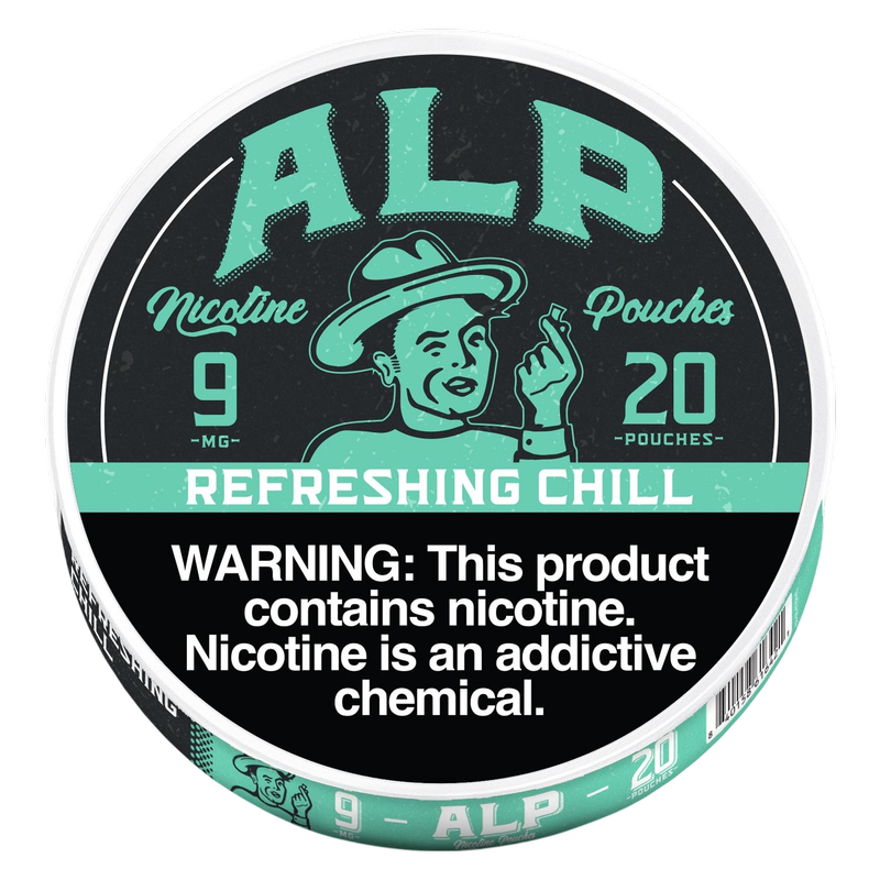 ALP Refreshing Chill Nicotine Pouches, 9mg