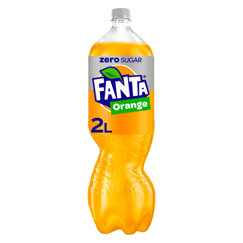 Fanta Zero Sugar Orange, 2L