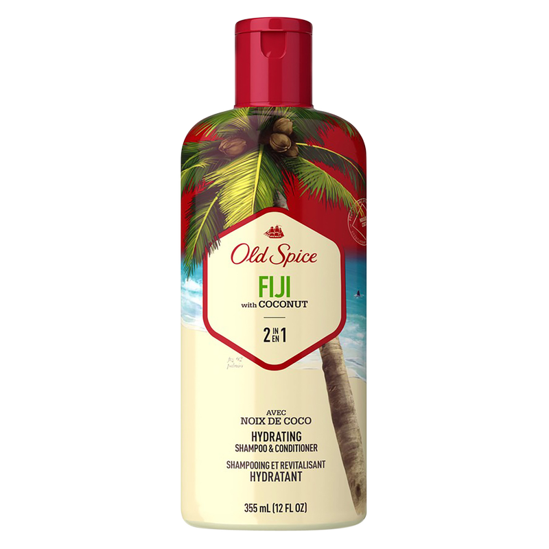 Old Spice 2 in 1 Shampoo and Conditioner Fiji 12oz