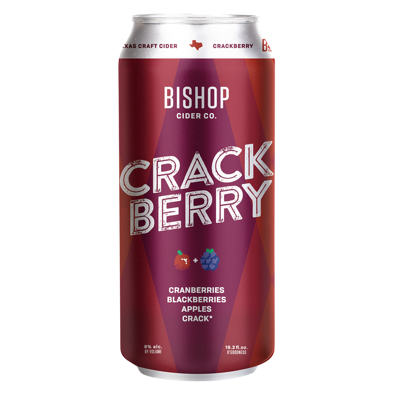 Bishop Crackberry Cider Single 19.2oz Can