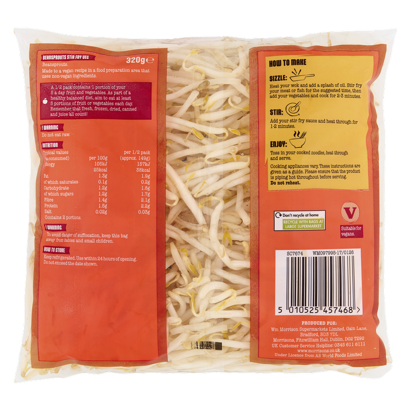 Blue Dragon Beansprouts Stir Fry Veg, 320g
