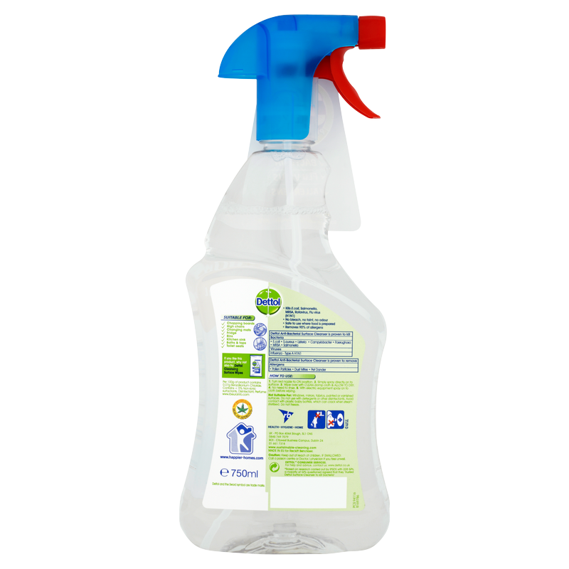 Dettol Antibacterial Surface Cleanser Spray, 750ml