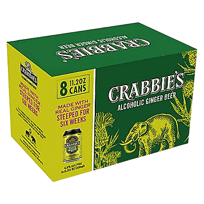 Crabbies Ginger Beer 8pk 11.3oz Can