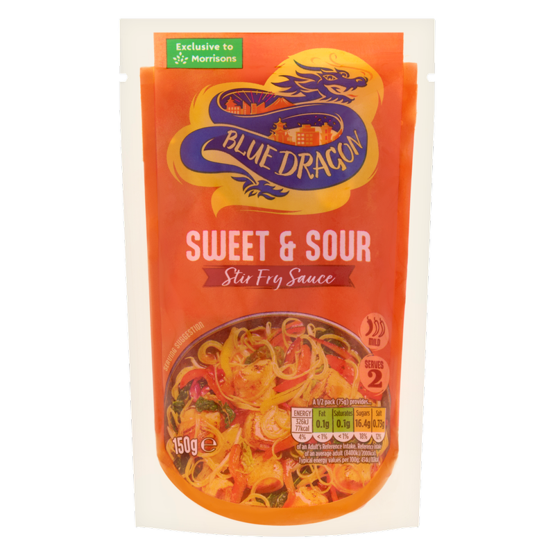 Blue Dragon Sweet & Sour Stir Fry Sauce, 150g