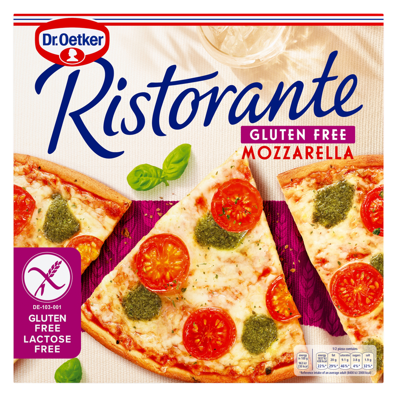 Dr. Oetker Ristorante Pizza Gluten Free Mozzarella, 370g