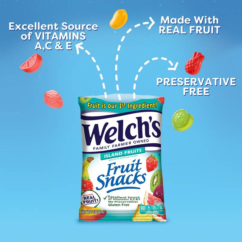 Welch's Island Fruits Fruit Snacks, 5oz